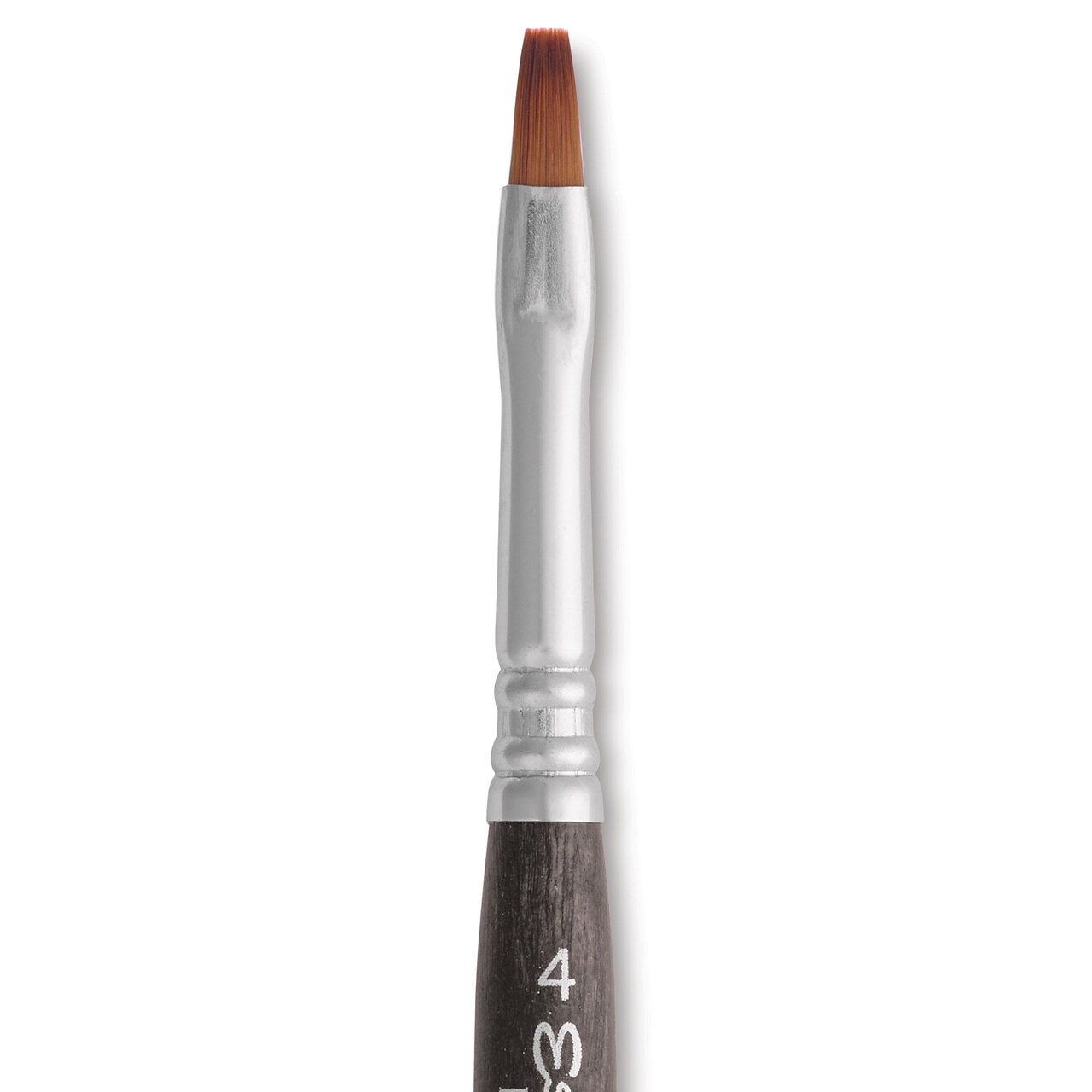 Escoda Prado Tame Synthetic Travel Brush - Bright, Short Handle, Size 4